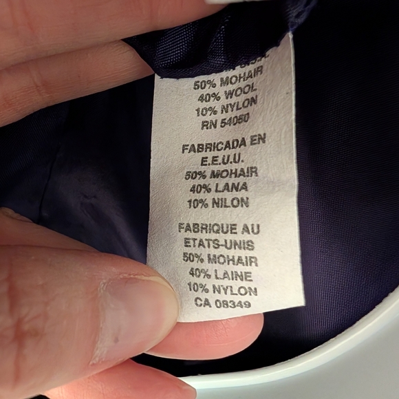 DIOR Christian Dior Vintage 90s Purple Mohair Designer Jacket Size 12 - Picture 12 of 13